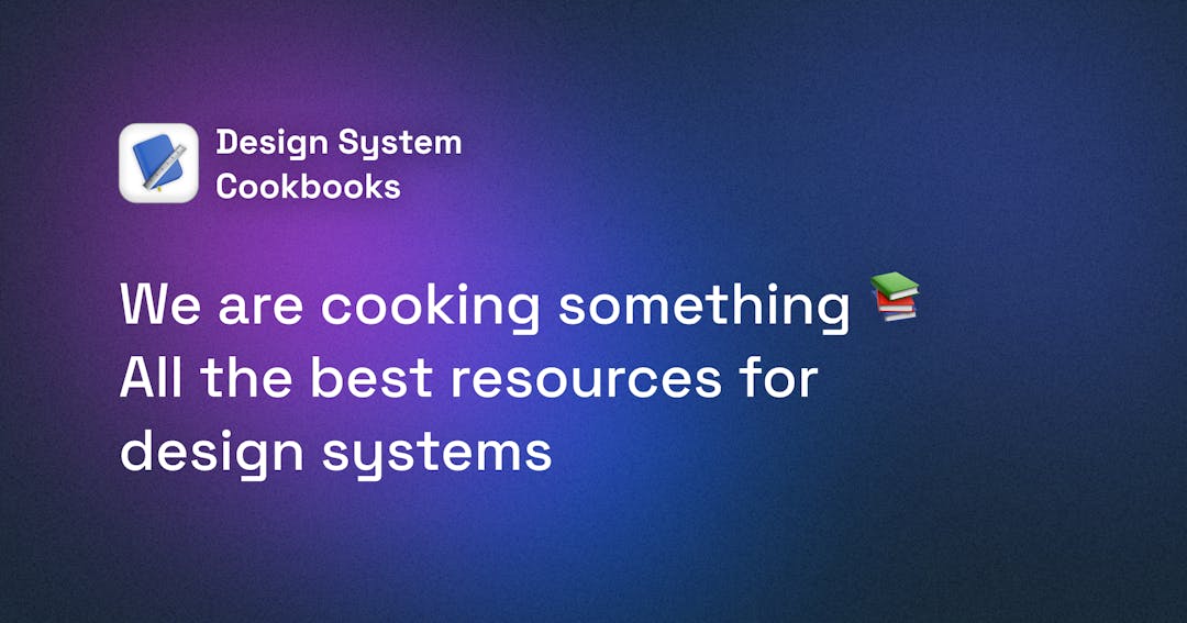 Welcome to Design System cookbooks 📚